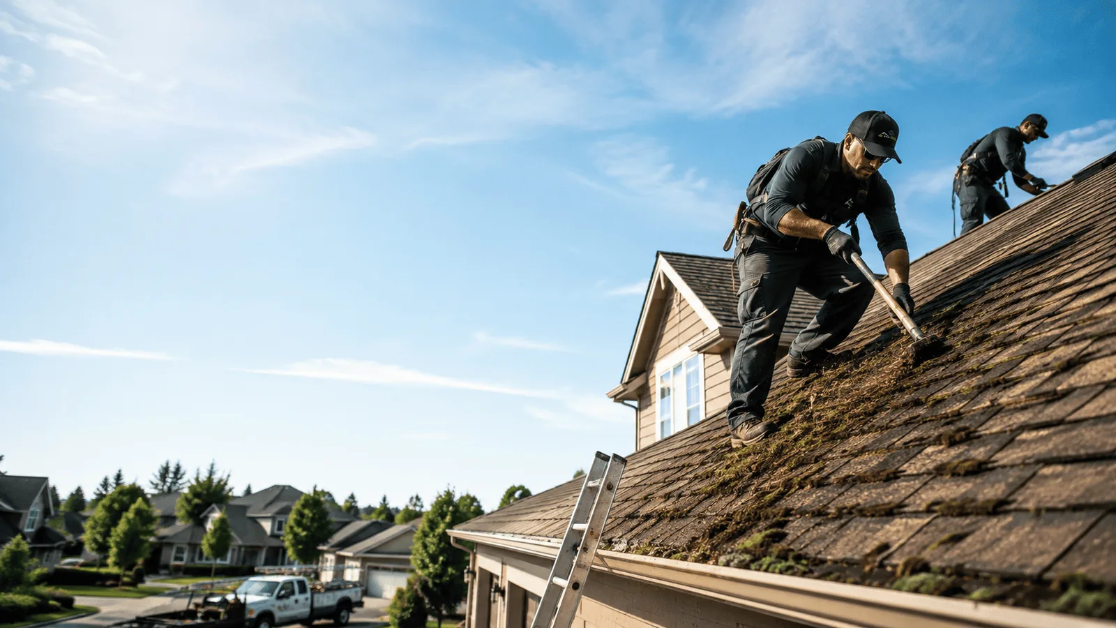 Roof Moss Removal in Chino, CA near me